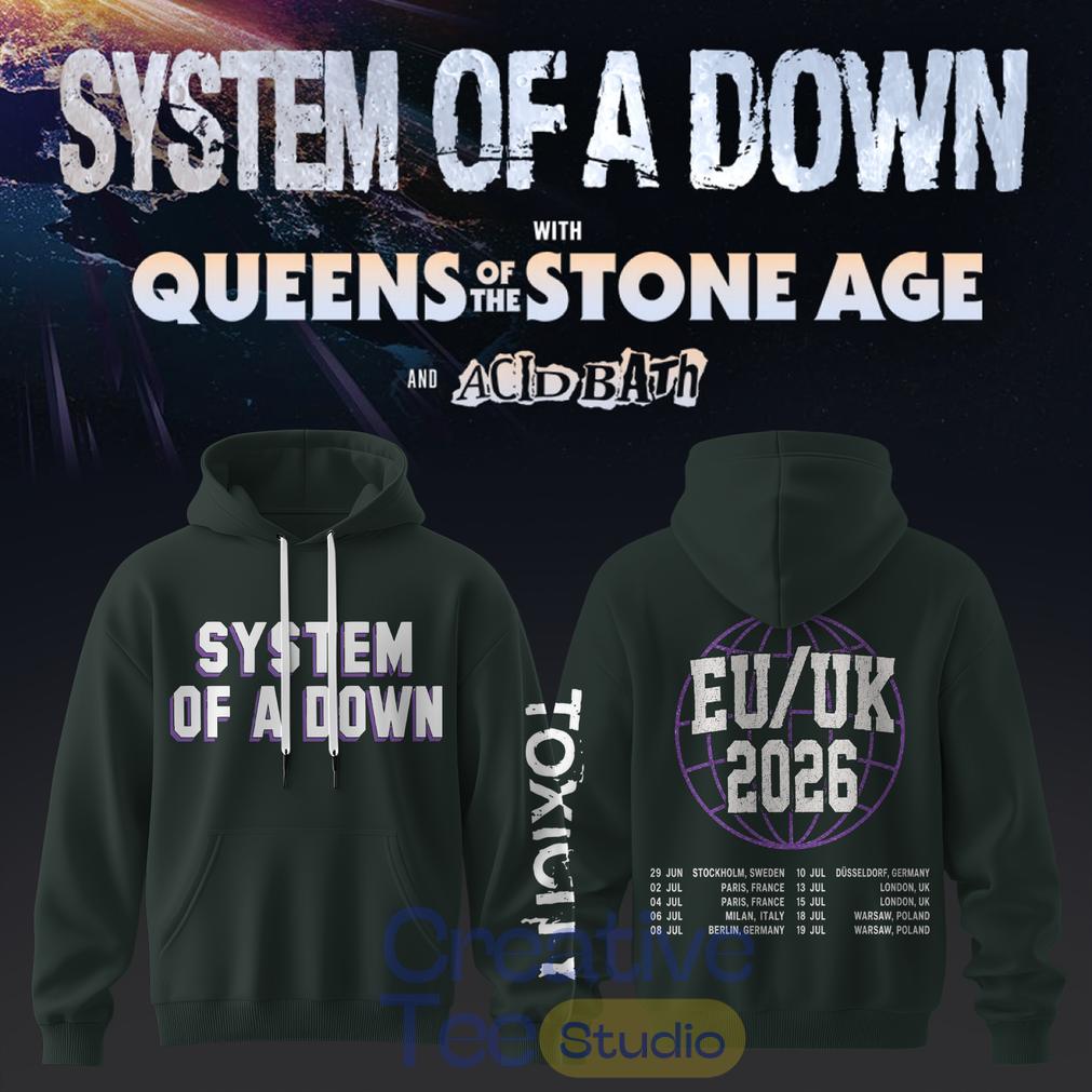 System of a Down “Europe-UK Stadium Tour 2026” Signature Hoodie