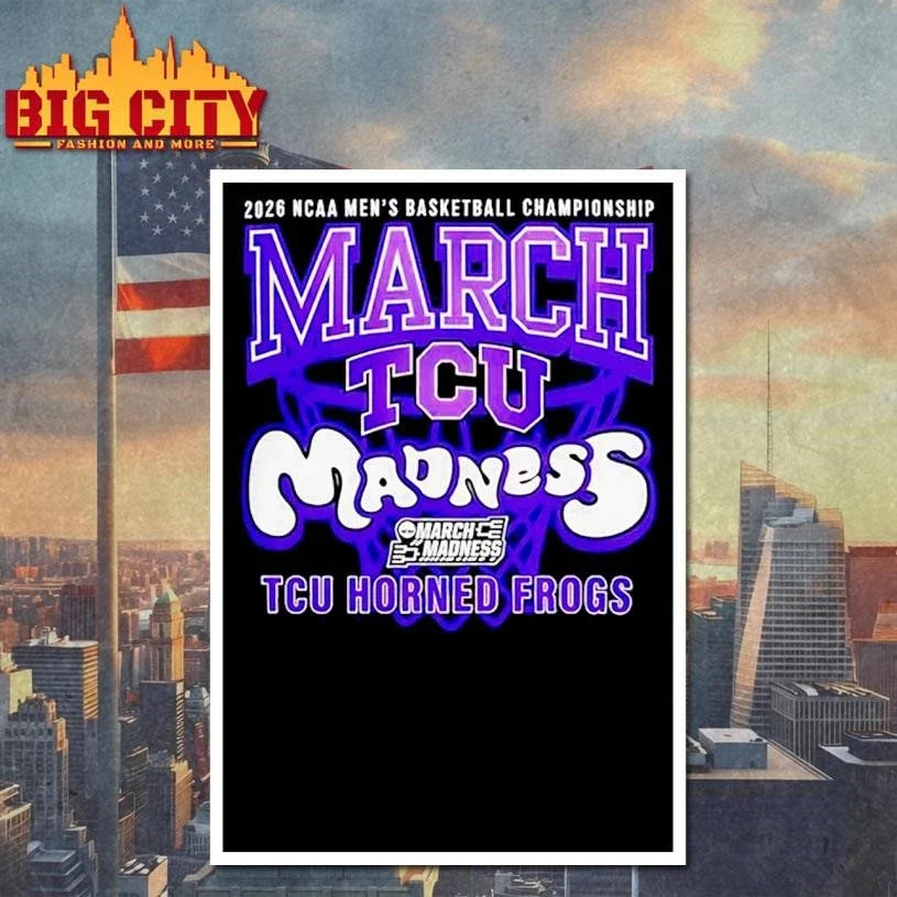 TCU Horned Frogs 2026 NCAA Men’s Basketball Championship March Madness Shirt Unisex
