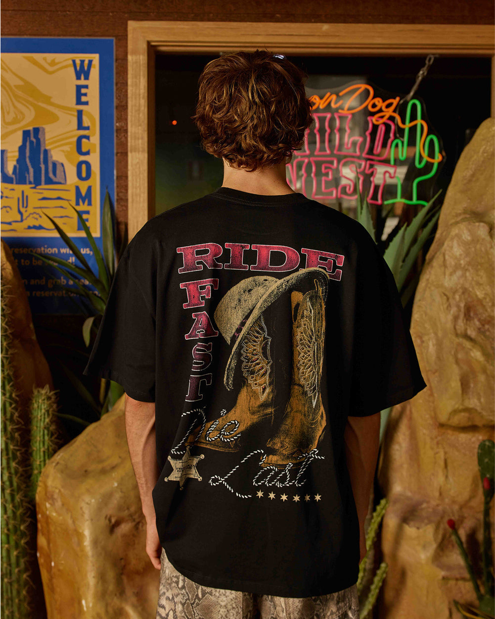 Ride Fast Oversized Tee Unisex