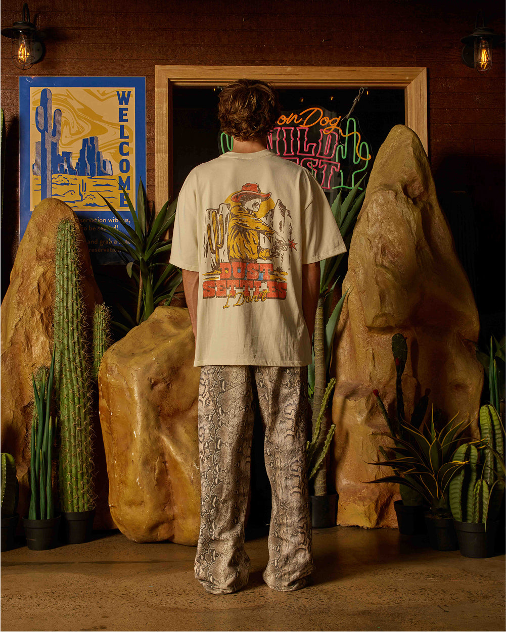 Dust Settles Oversized Tee Unisex