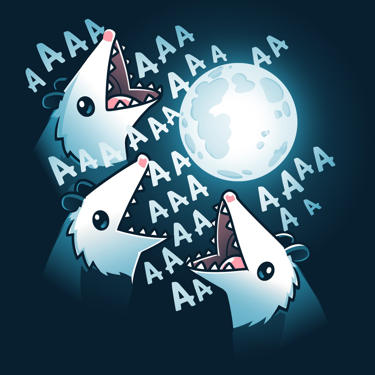 3 Opossum Moon Unisex