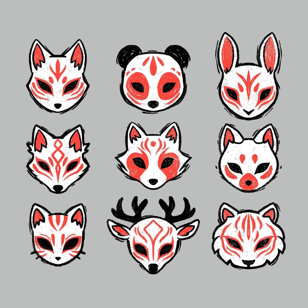 Animal Masks Unisex