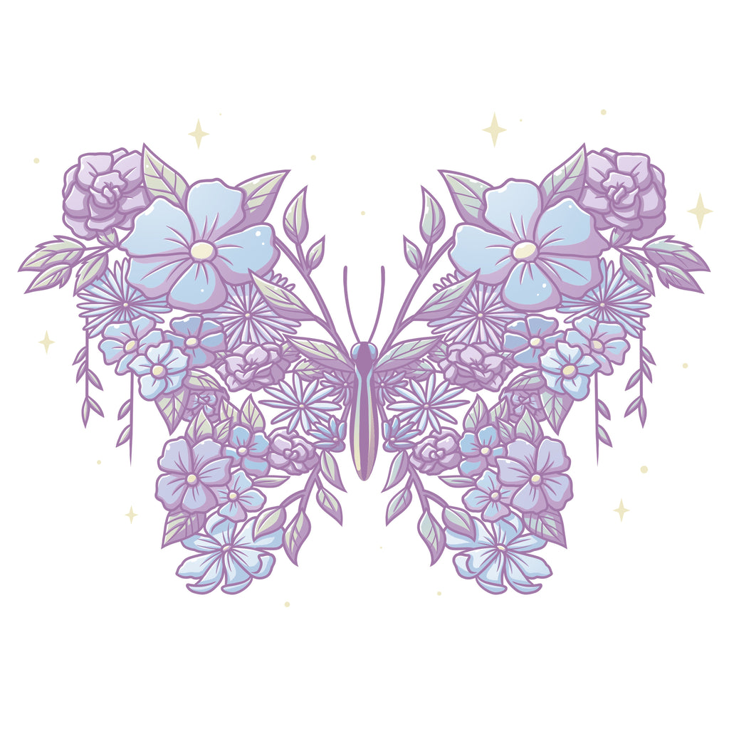 Floral Butterfly Unisex