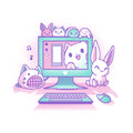 Kawaii Computer Unisex