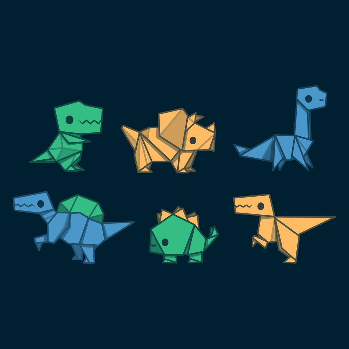 Origami Dinos Unisex