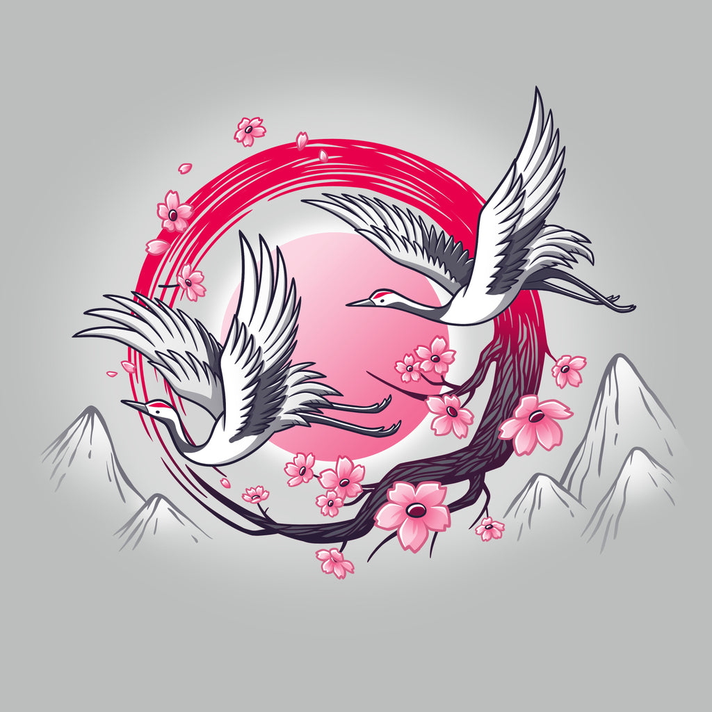 Red-Crowned Cranes Unisex