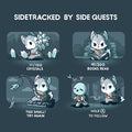 Sidetracked by Side Quests Unisex
