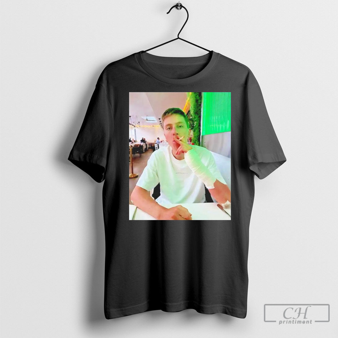 Tadej Pogacar Smoking Breadstick Shirts Unisex