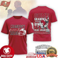 Tampa Bay Buccaneers Football Grandpa Grandpa’s Favorite Squad Two Sided Shirt Unisex