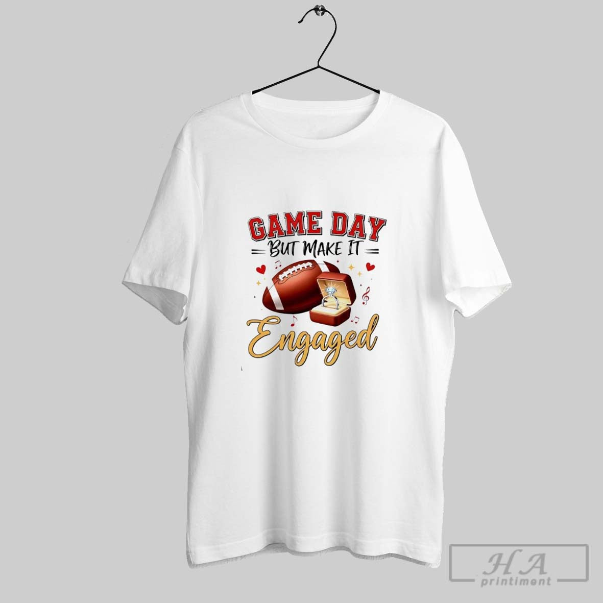 Taylor Travis Kelce Game Day But Make It Engaged Football Country Music Unisex