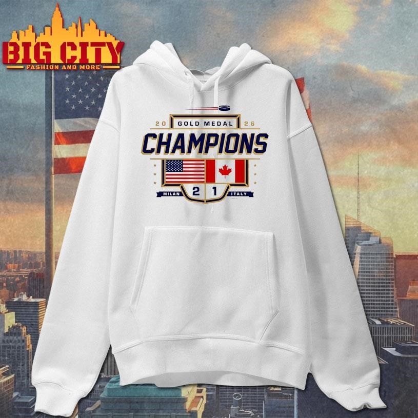 Team USA Hockey Gold Medal Champion 2-1 score Shirt Unisex