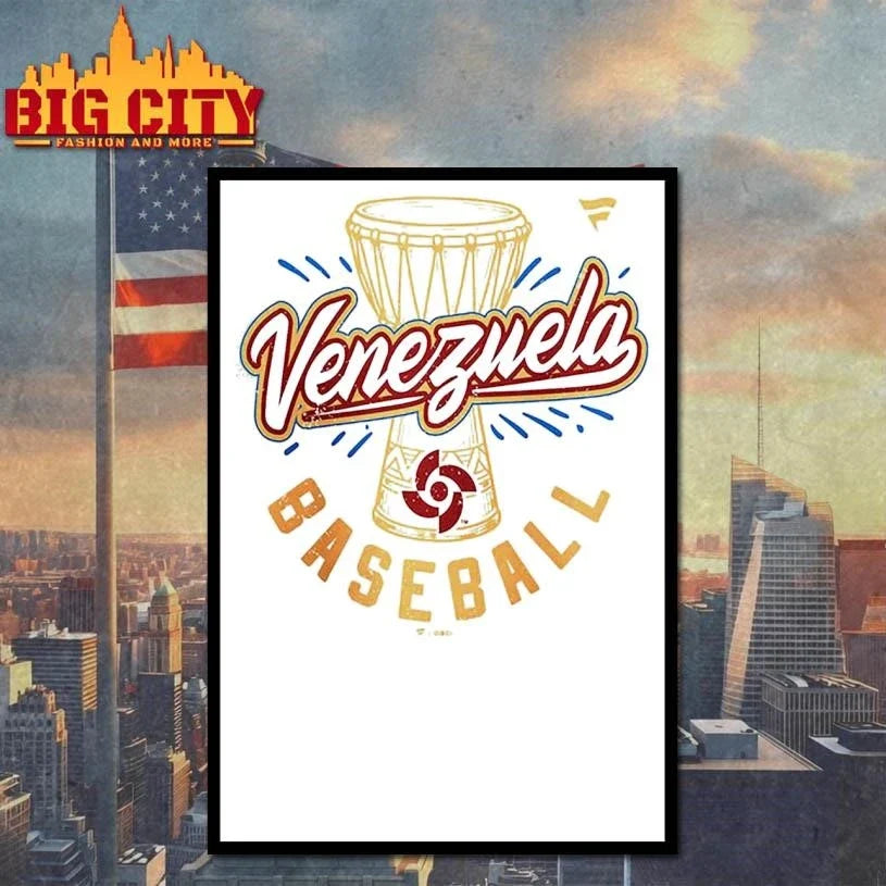 Team Venezuela Baseball Fanatics 2026 World Baseball Classic Champions Trophy Shirt Unisex