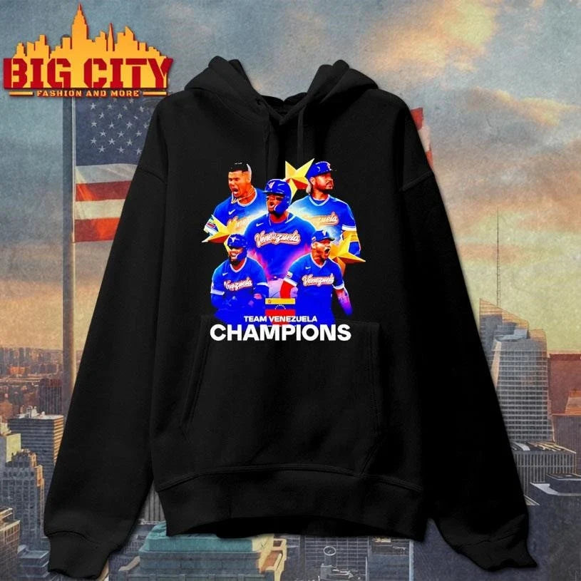 Team Venezuela baseball 2026 WBC Champions graphic T Shirt Unisex