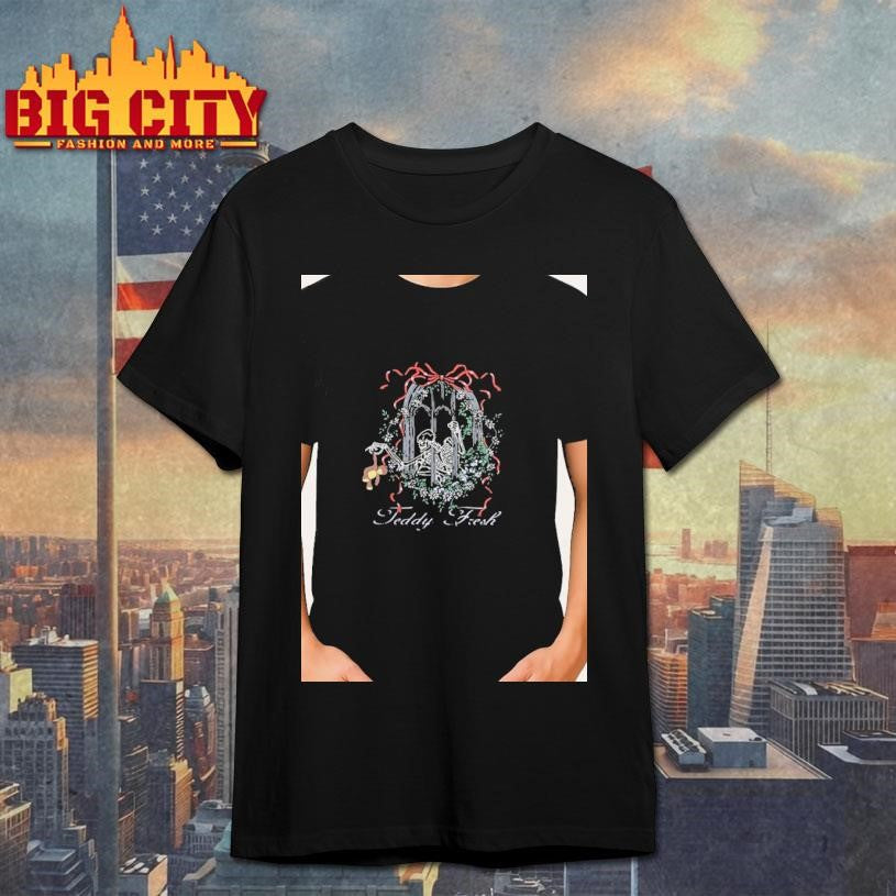 Teddy Fresh Skeleton Gothic Window Graphic Shirt Unisex