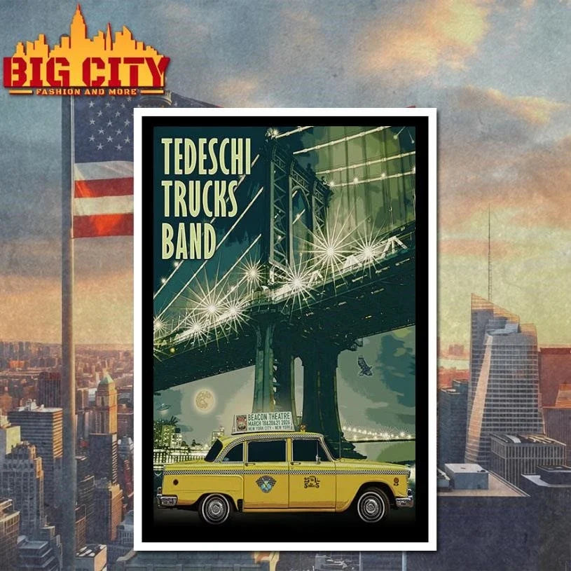 Tedeschi Trucks Band At Beacon Theatre On March 18-21 2026 Poster Unisex