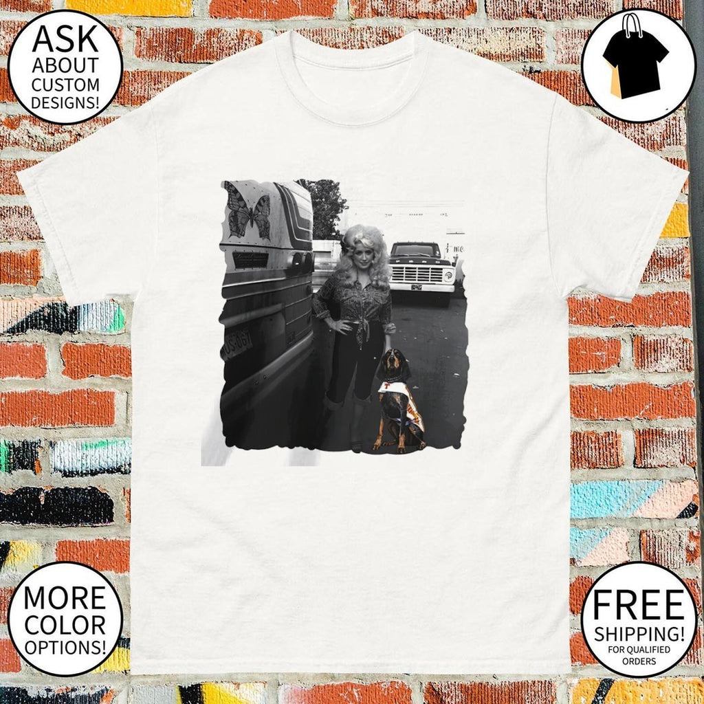 Tennessee Vintage Dolly and Smokey the Dog Rocky Top Vols shirt