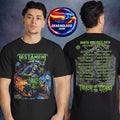 Testament Thrash Of The Titans North America Tour 2026 Pop Up Merch Prepare For War Two Sided Shirt