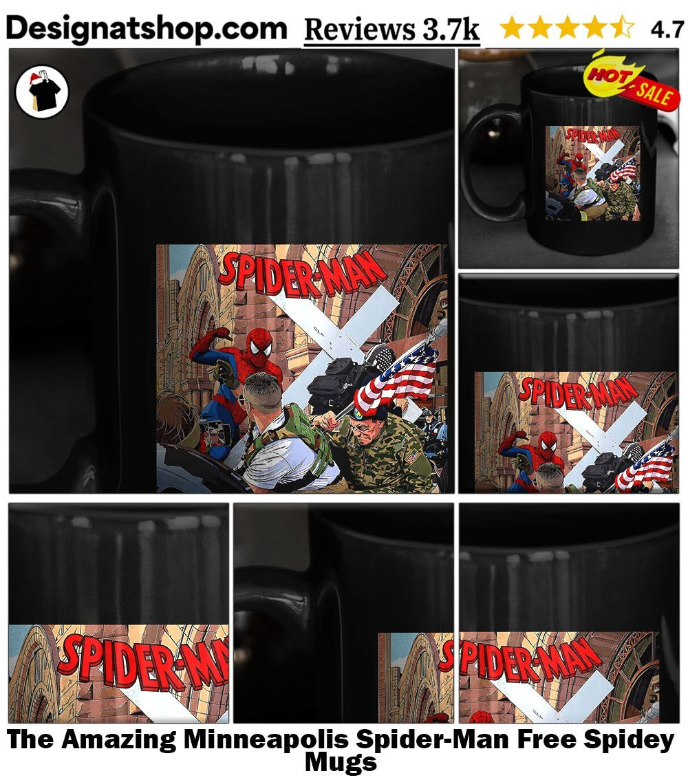 The Amazing Minneapolis Spider-Man Free Spidey shirt