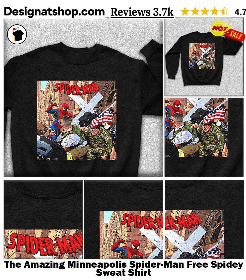 The Amazing Minneapolis Spider-Man Free Spidey shirt
