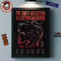 The Amity Affliction 2026 House Of Cards USA Tour Schedule Dates With Bless The Fall Orthodox And Buried In Spring Poster Canvas