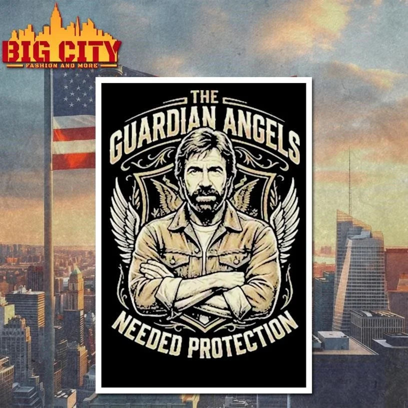 The Angels Needed Protection Rip Chuck Norris Vintage Shirt Unisex