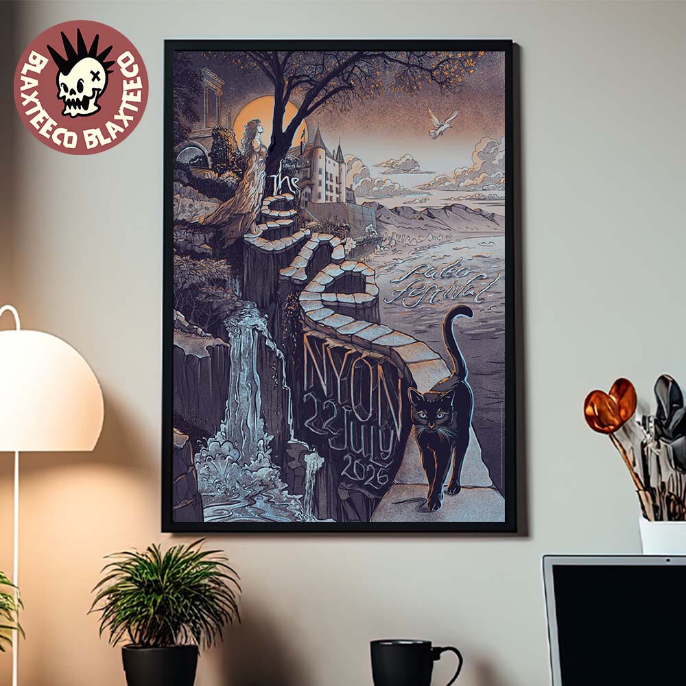 The Cure Nyon Switzerland Paleo Festival 2026 Limited Edition Event Poster On 22 July 2026 Home Decor Poster Canvas