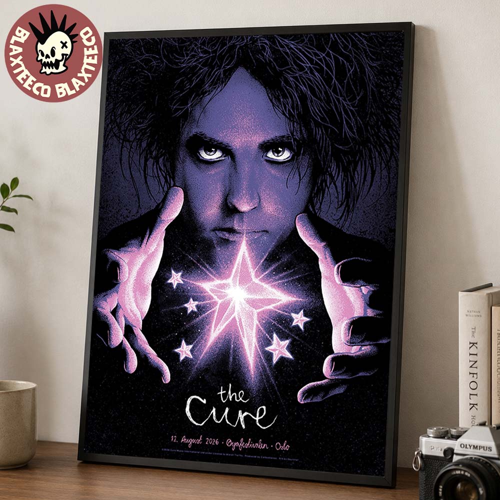 The Cure Oslo Norway 2026 Limited Edition Event Poster At Toyenparken On 12 August 2026 Home Decor Poster Canvas