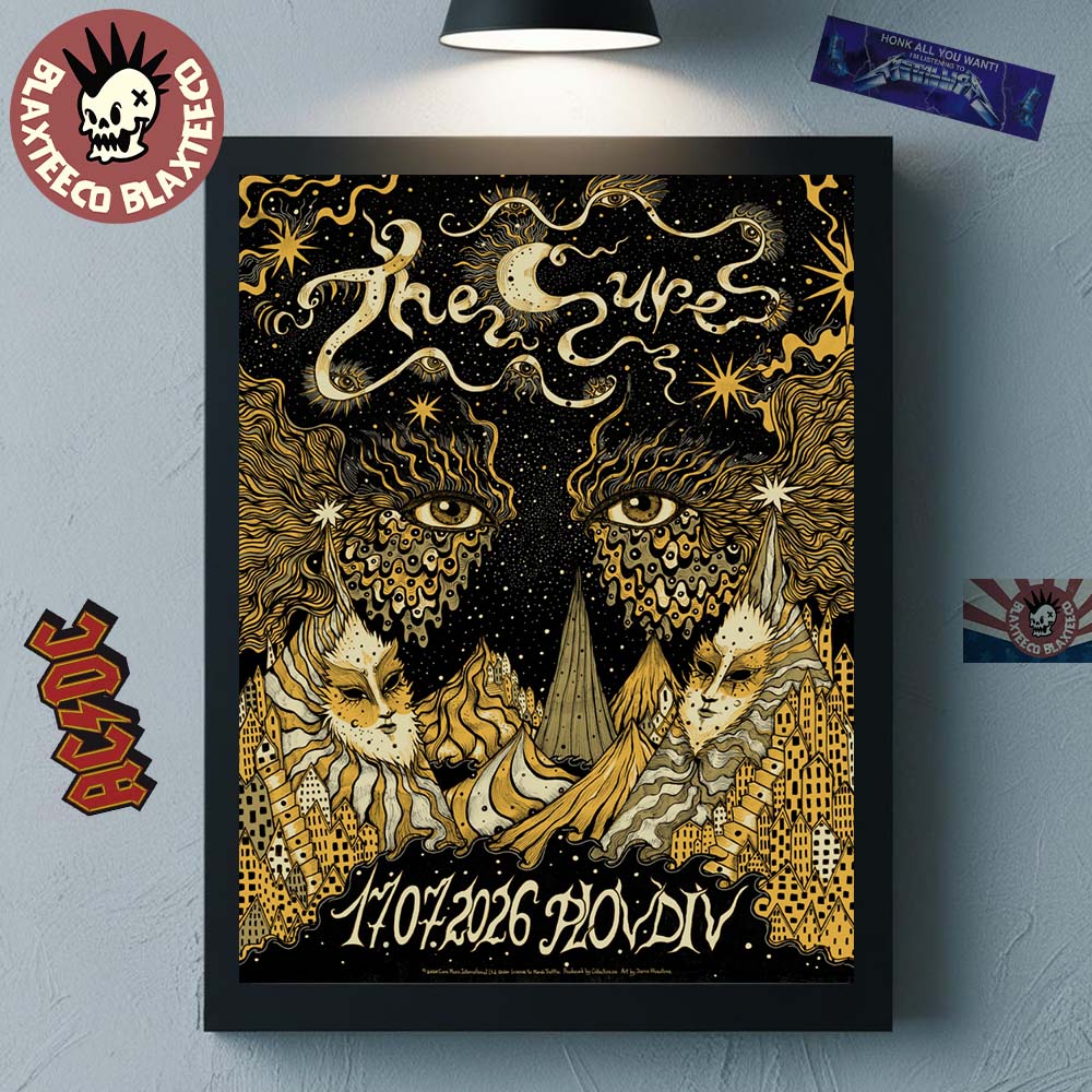 The Cure Plovdiv Bulgaria 2026 Phill Good Festival Limited Edition Event Poster On 17 July 2026 Home Decor Poster Canvas