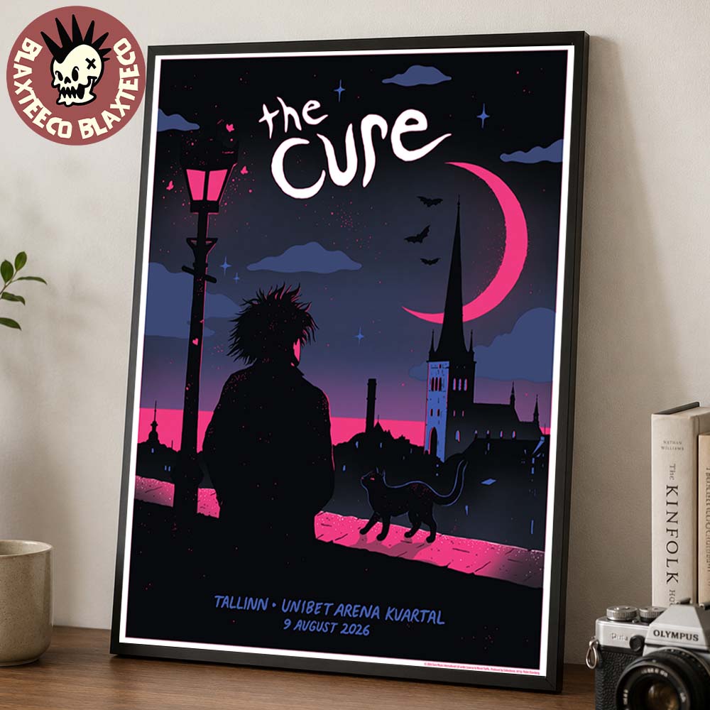 The Cure Tallinn Estonia 2026 Limited Edition Event Poster At Unibet Arena Kvartal On 9 August 2026 Home Decor Poster Canvas