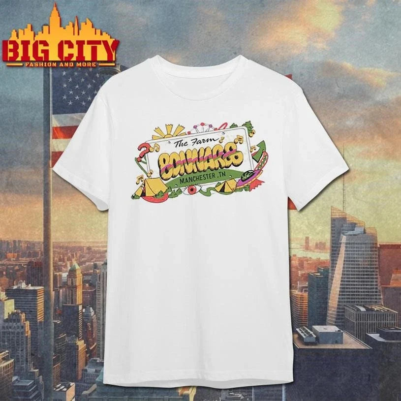 The Farm Bonnaroo Camping Manchester, TN Shirt Unisex