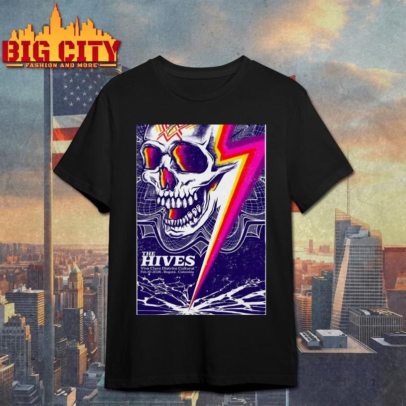 The Hives Bogotá Colombia Feb 10 2026 Poster Shirt Unisex