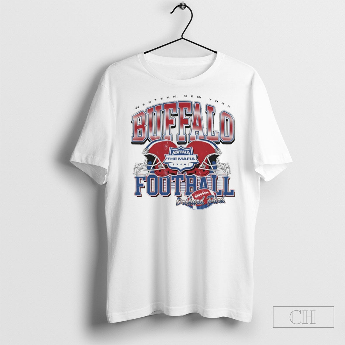 The Mafia Buffalo Football Western New York Helmet Vintage Shirt Unisex