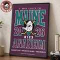 The Maine Anaheim CA 2026 Event Poster At House Of Blues On August 21 2026 Home Decor Poster Canvas