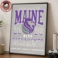 The Maine Sacramento CA 2026 Event Poster At Channel 24 On August 22 2026 Home Decor Poster Canvas