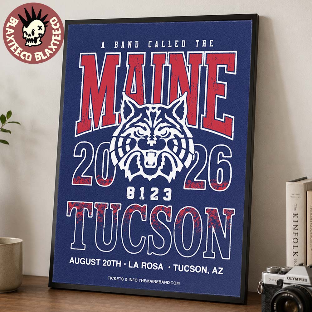 The Maine Tucson AZ 2026 Event Poster At La Rosa On August 20 2026 Home Decor Poster Canvas