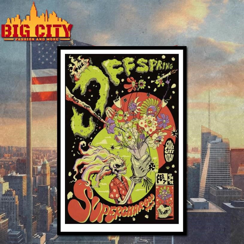 The Offspring Tyson Events Center In Sioux City IA Feb 7 2026 Poster Shirt Unisex