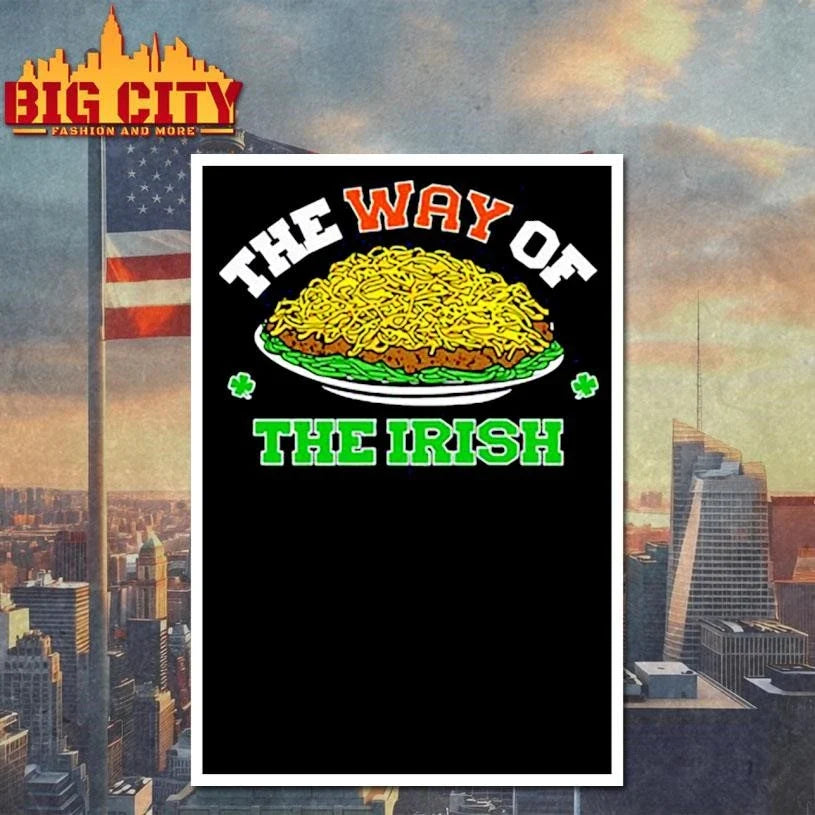 The Way Of The Irish Skyline Cincinnati Chili Shirt Unisex