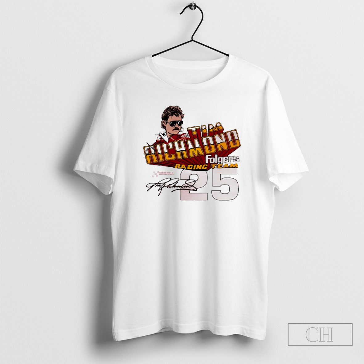 Tim Richmond Hendrick Motorsports Folgers Racing Team Signature Shirts Unisex