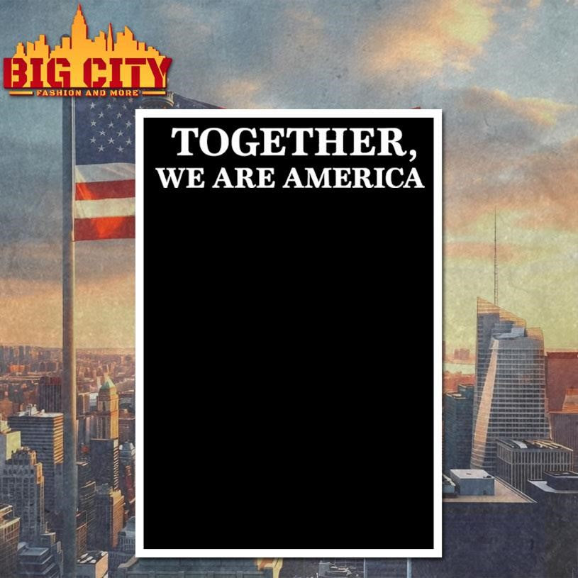Together We Are America Pepper Heavyweight Shirt Unisex