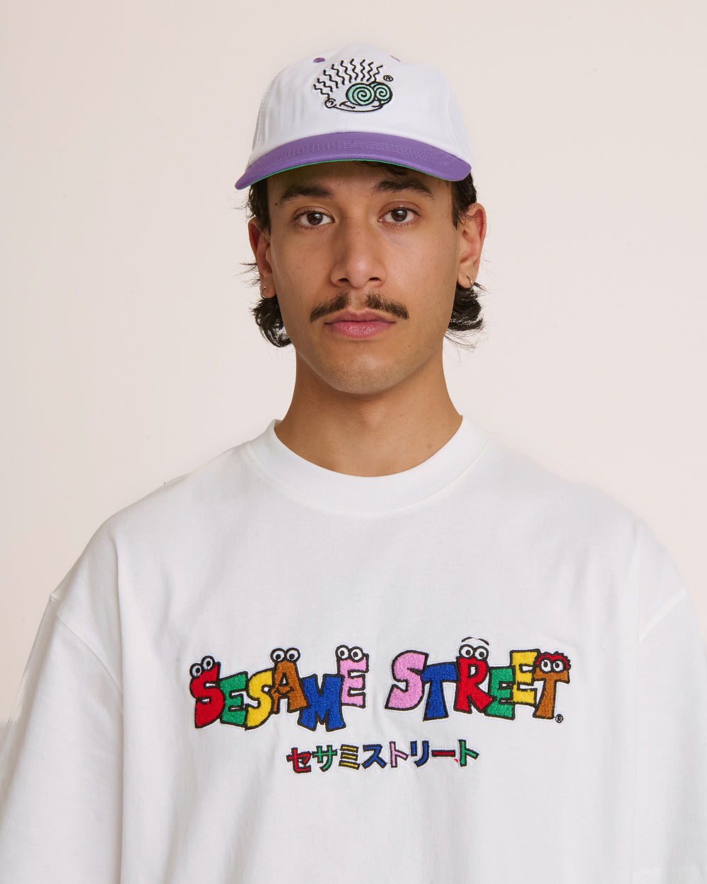 Tokyo Bin Party White Oversized Tee Unisex