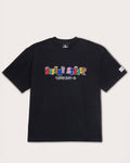 Tokyo Bin Party Black Oversized Tee Unisex