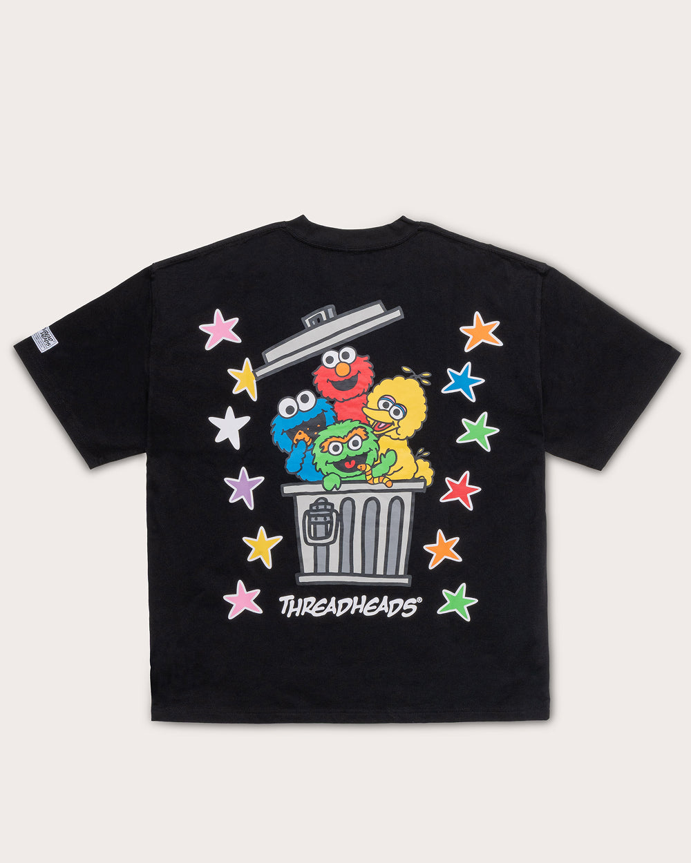 Tokyo Bin Party Black Oversized Tee Unisex