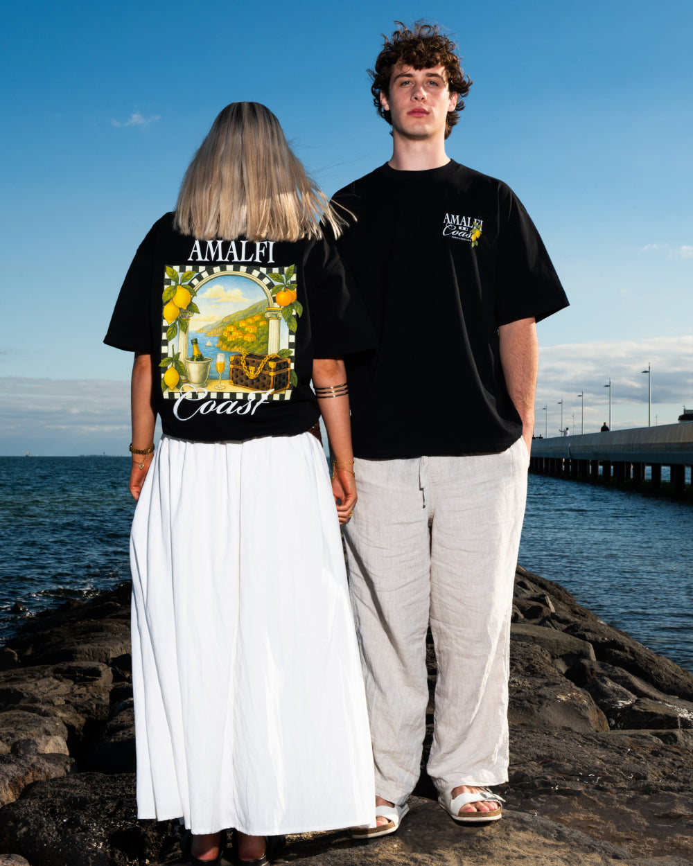 Amalfi Coast Oversized Tee Unisex