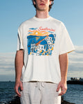 Santorini Sunset Oversized Tee Unisex