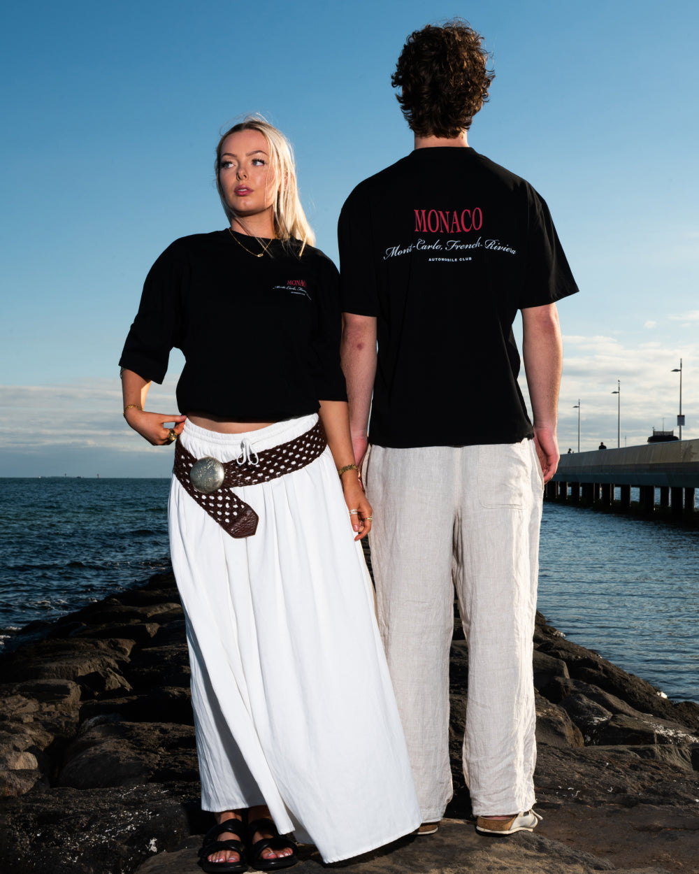 Monaco Auto Club Oversized Tee Unisex