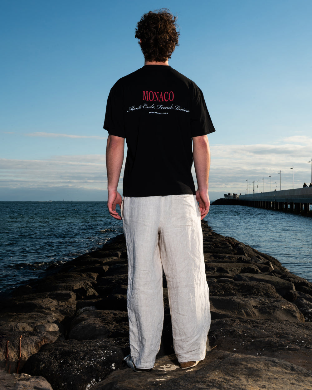 Monaco Auto Club Oversized Tee Unisex