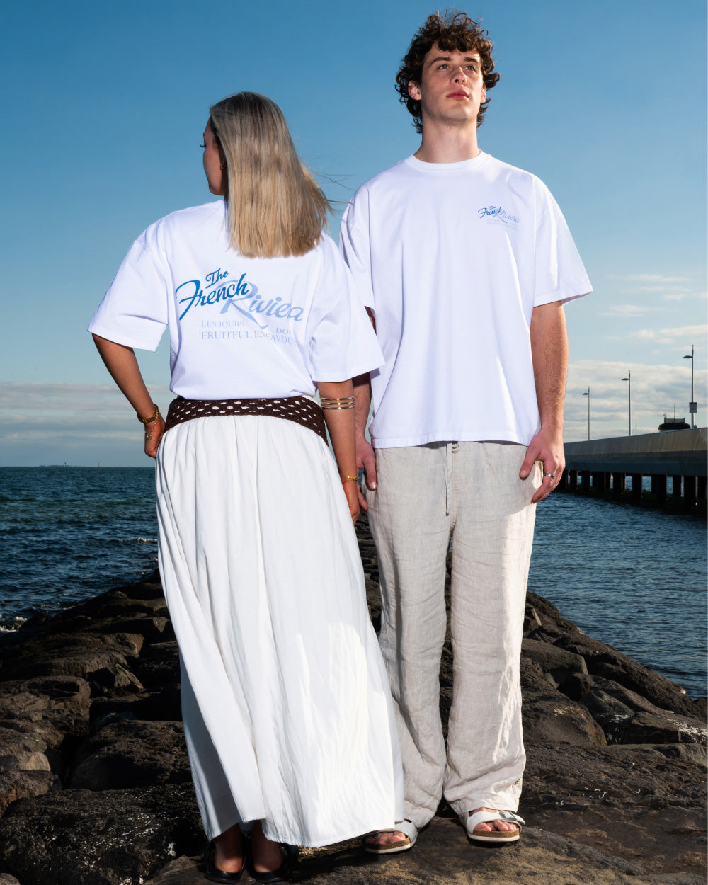French Riviera Oversized Tee Unisex