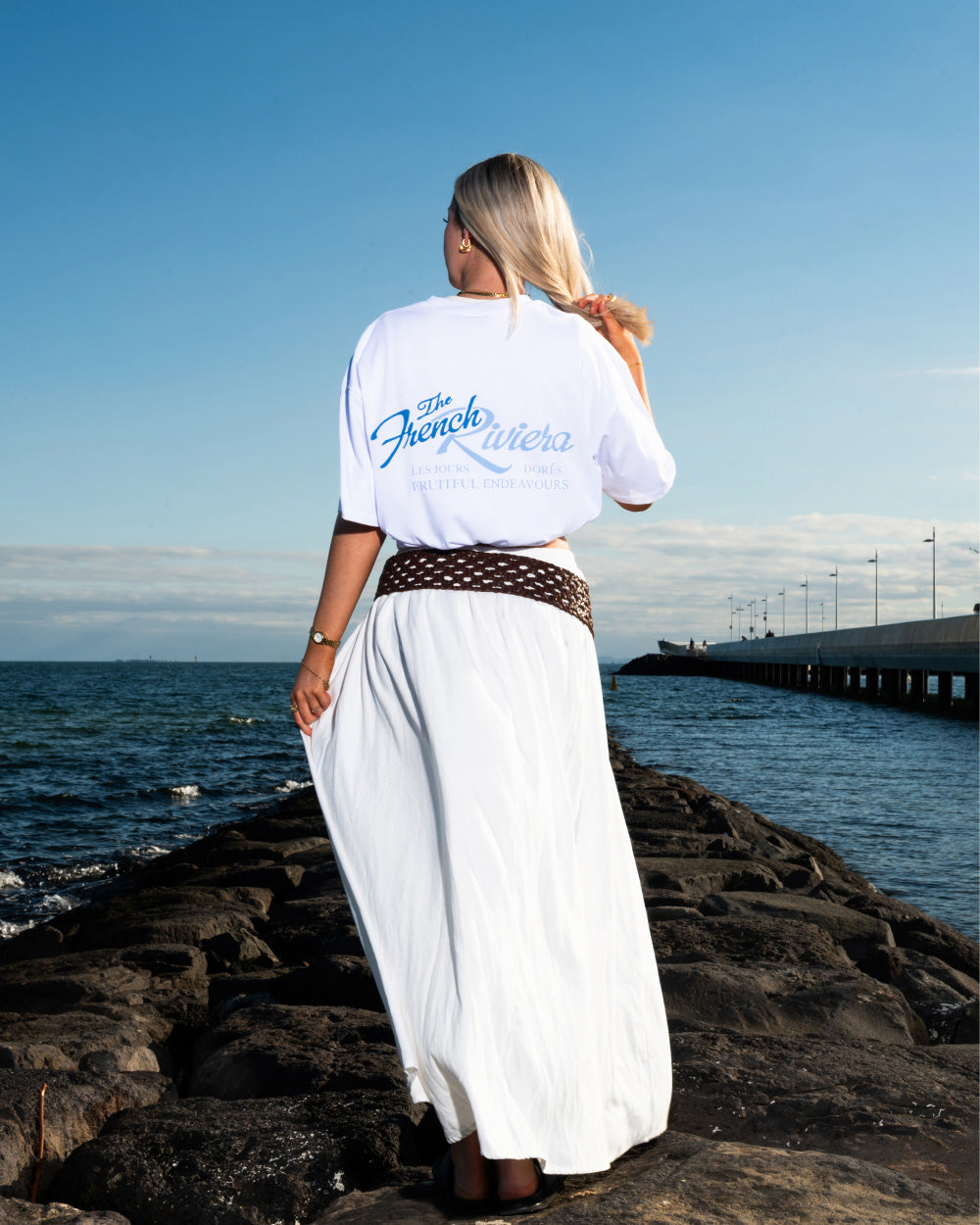 French Riviera Oversized Tee Unisex