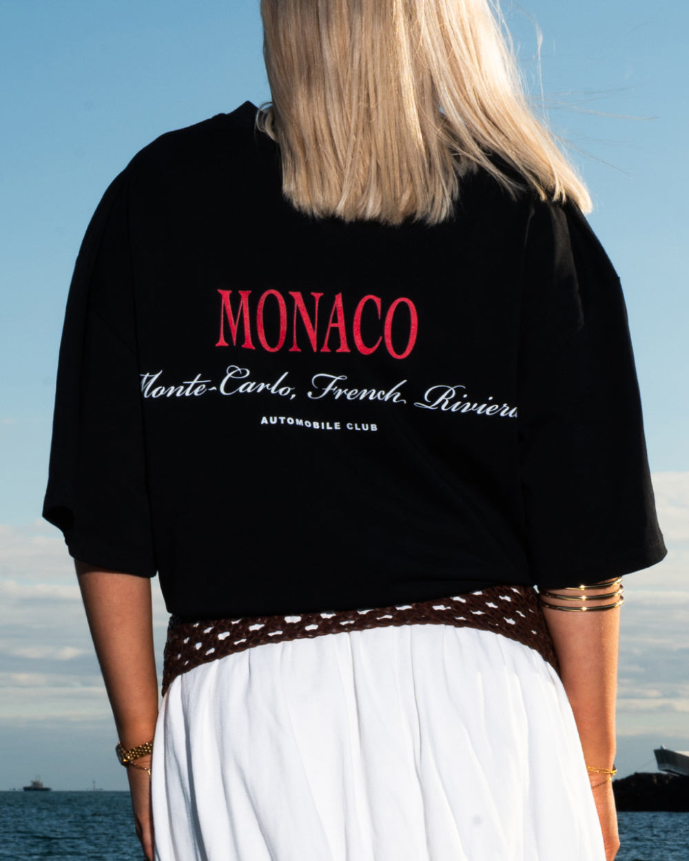 Monaco Auto Club Oversized Tee Unisex