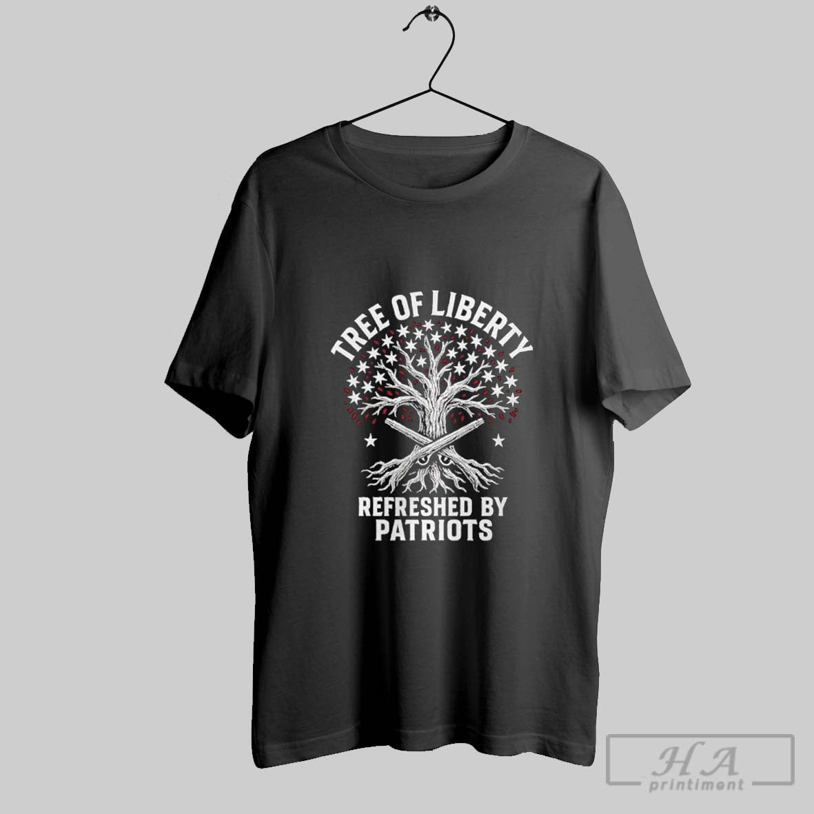 Tree Of Liberty Refrenshed By Patriots Star Unisex